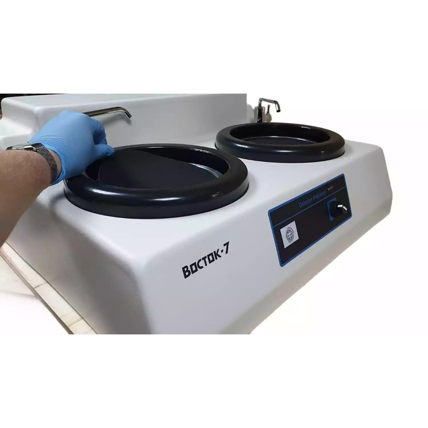 MP-2 В-7 шлифовально-полировальный станок, лабораторный металлографический - 2