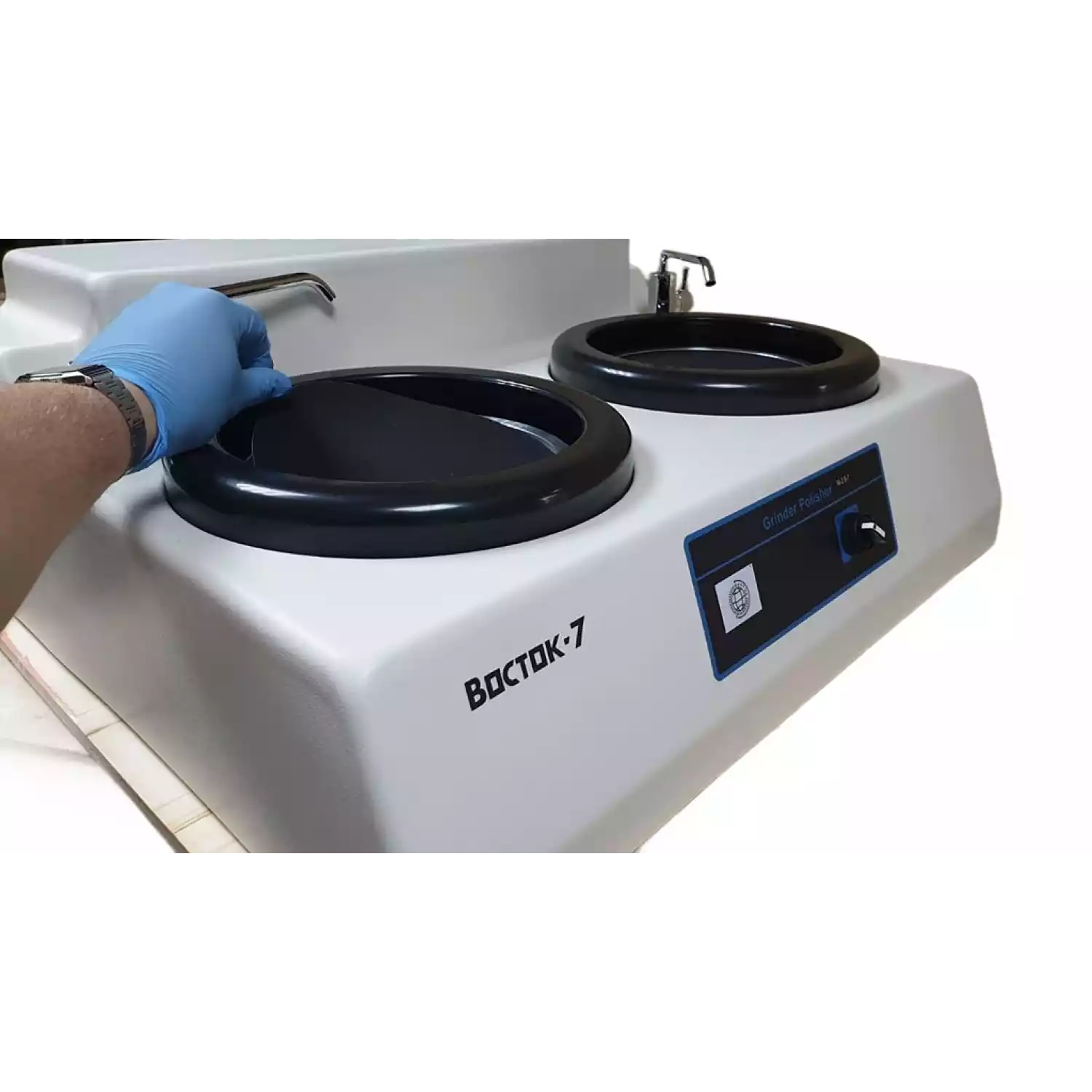 M-2 В-7 шлифовально-полировальный станок 230 или 250 мм, лабораторный металлографический - 3