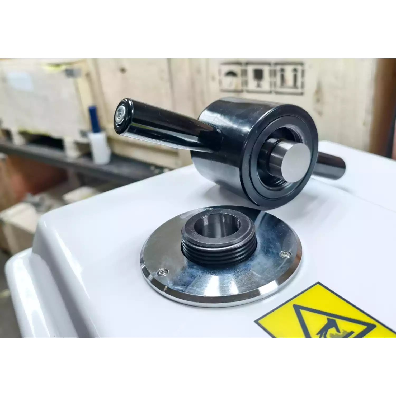 ZXQ-1H B7 пресс лабораторный металлографический для горячей запрессовки образцов, автоматический, с водяным охлаждением - 7