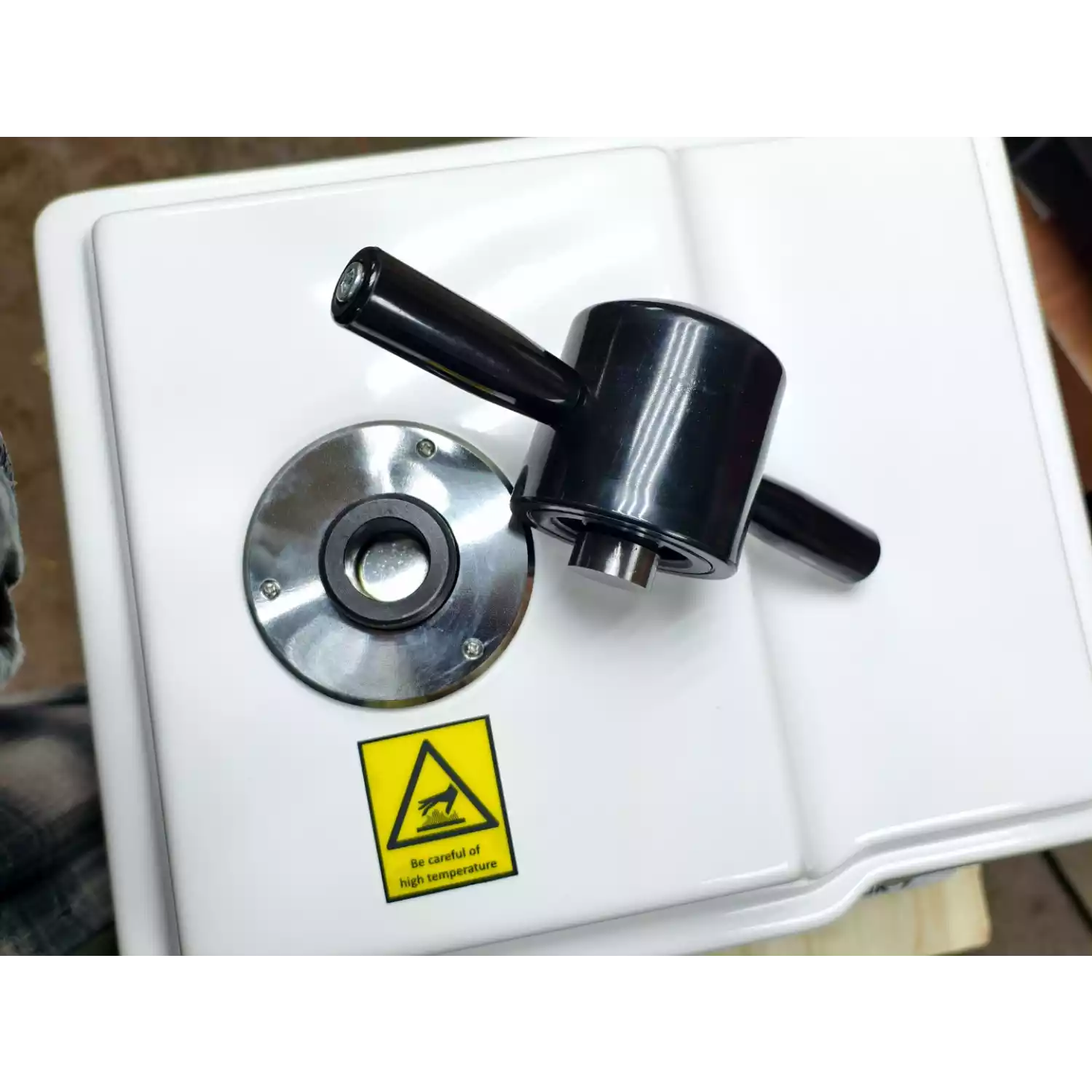 ZXQ-1H B7 пресс лабораторный металлографический для горячей запрессовки образцов, автоматический, с водяным охлаждением - 8