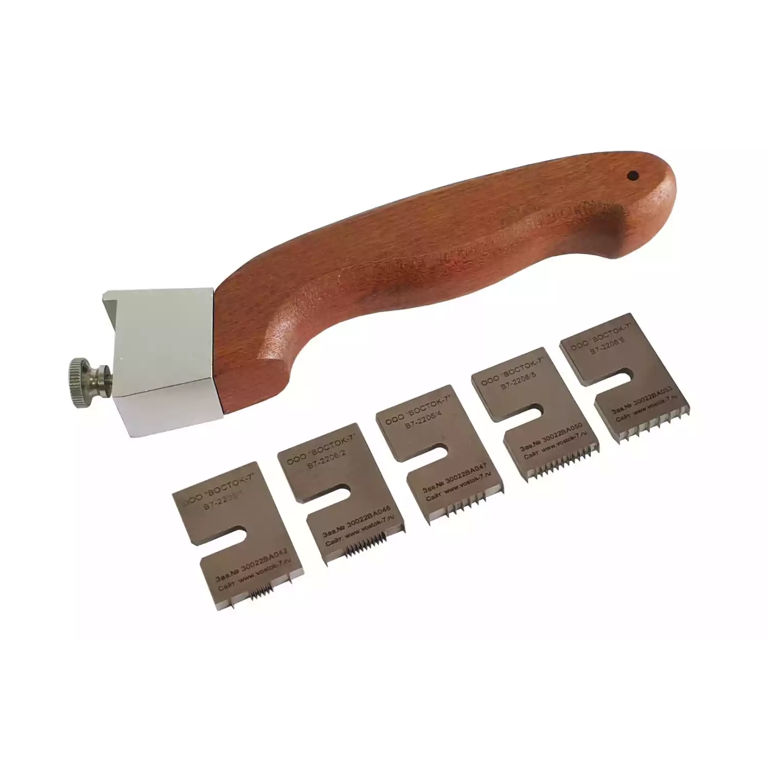 Адгезиметр-нож с плоским резаком В7-2206/4 Полный комплект, резак 6 лезвий (шаг 2 мм) - 5