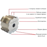 Адгезиметр-нож с круглой фрезой В7-2202/1С Полный комплект, фреза 6 лезвий (шаг 1 мм) купить в Москве