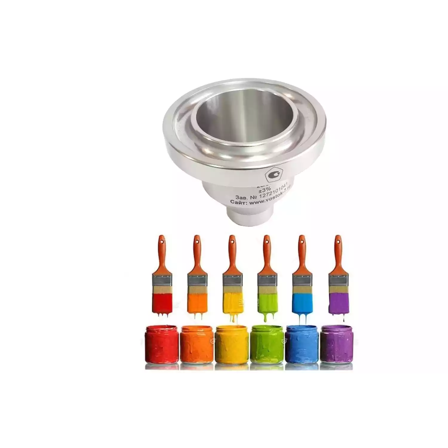 Вискозиметр проточный чашечный ВЗ модификации ВЗ-DIN (53 211 - 4 flow cup) с поверкой - 20