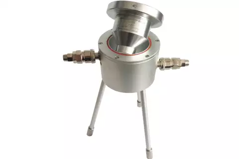 Штатив-стойка с термокожухом из анодированного алюминия с покровным стеклом для удаления излишков жидкости с пузырьковым уровнем арт. ТМТ13