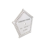 Толщиномер мокрого слоя: гребёнка В7-1701/1 Нержавеющая сталь, диапазон 20–350 мкм купить в Москве