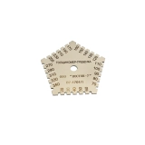 Толщиномер мокрого слоя: гребёнка В7-1701/2 Нержавеющая сталь, диапазон 25–2700 мкм купить в Москве