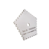 Толщиномер мокрого слоя: гребёнка В7-1701/2 Нержавеющая сталь, диапазон 25–2700 мкм купить в Москве