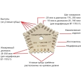 Толщиномер мокрого слоя: гребёнка В7-1701/3 Анодированный алюминий, измеряемый диапазон 1”-80” / 25–2032 мкм купить в Москве