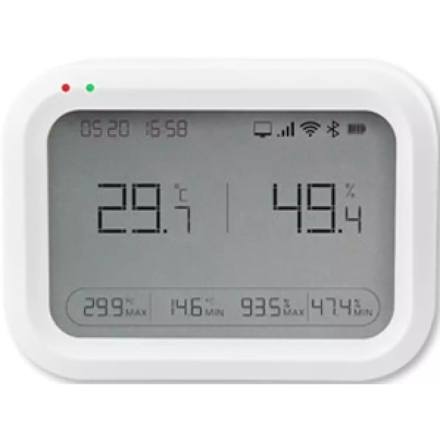 Регистратор температуры и влажности (дата-логгер) многоразовый стационарный модель COEUS-UEX ETU30-В7 с выносным датчиком с поверкой - 1