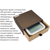 Регистратор температуры и влажности (дата-логгер) многоразовый стационарный модель COEUS-UEX ETU200-В7 для сверхнизких температур с выносным датчиком купить в Москве