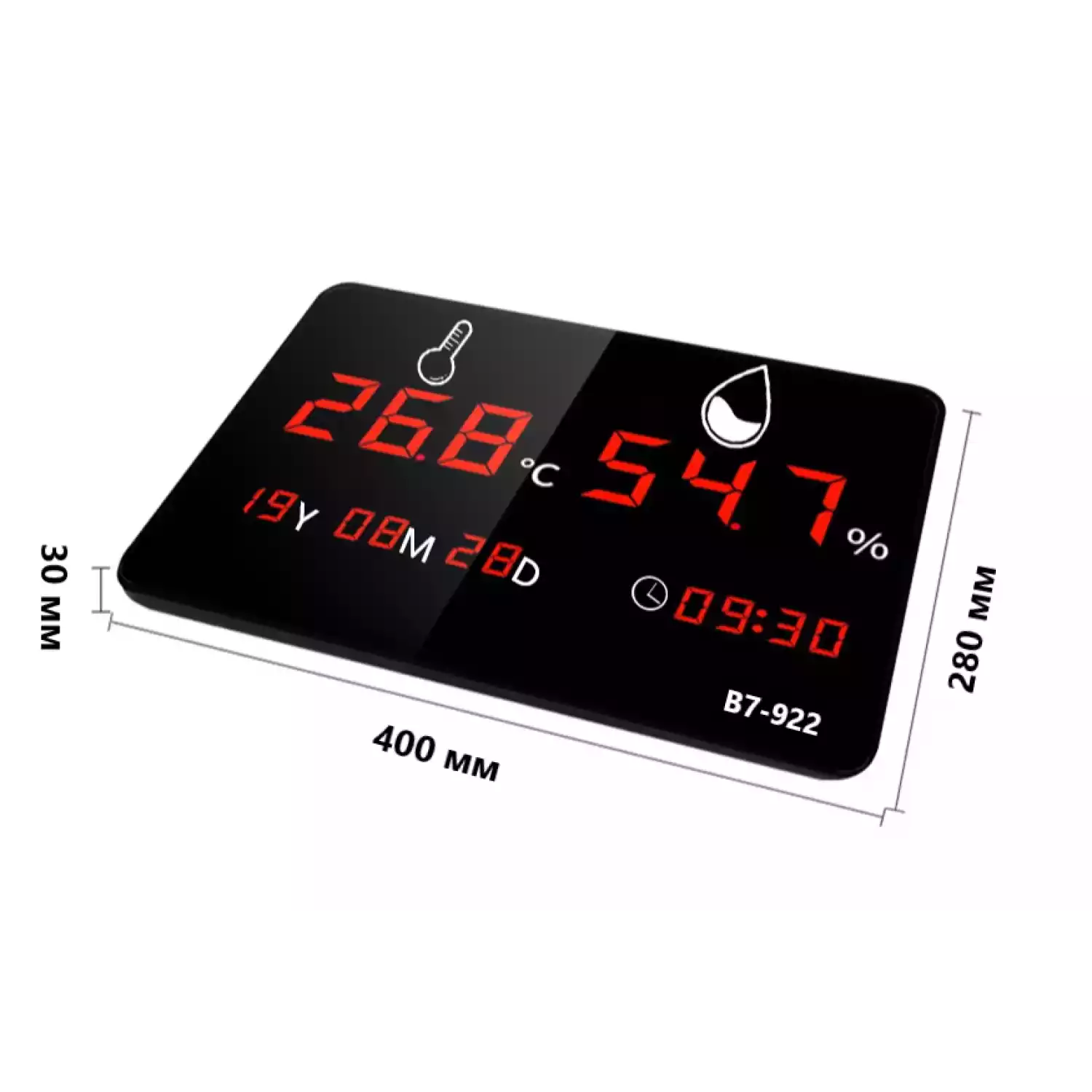 Термогигрометр В7-922А настенный цифровой для помещений с поверкой - 6