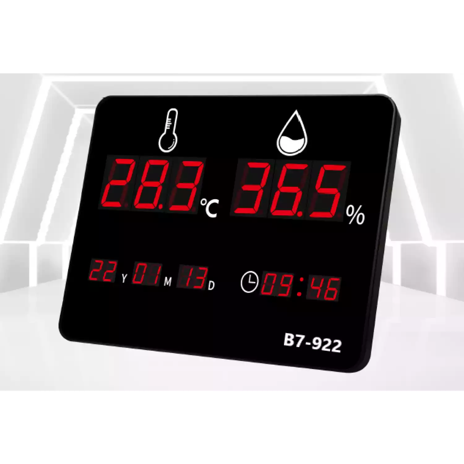 Термогигрометр В7-922А настенный цифровой для помещений с поверкой - 10