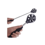 Анемометр с выносным телескопическим зондом-крыльчаткой В7-А9 с поверкой (термоанемометр+сила ветра по шкале Бофорта и холодного потока) купить в Москве