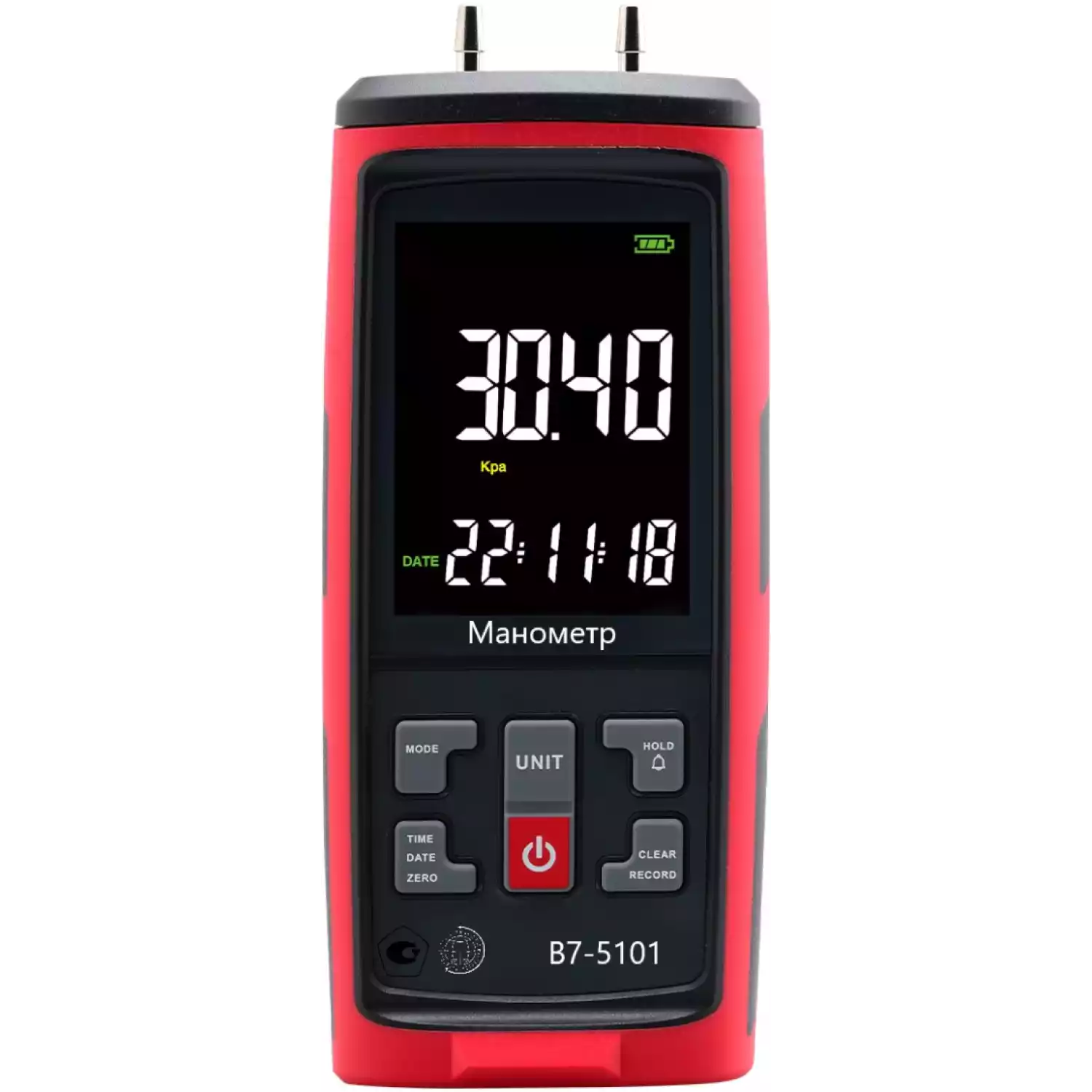 Манометр давления газа, жидкости и пара цифровой дифференциальный В7-5101 ±0,125 кПа - 1
