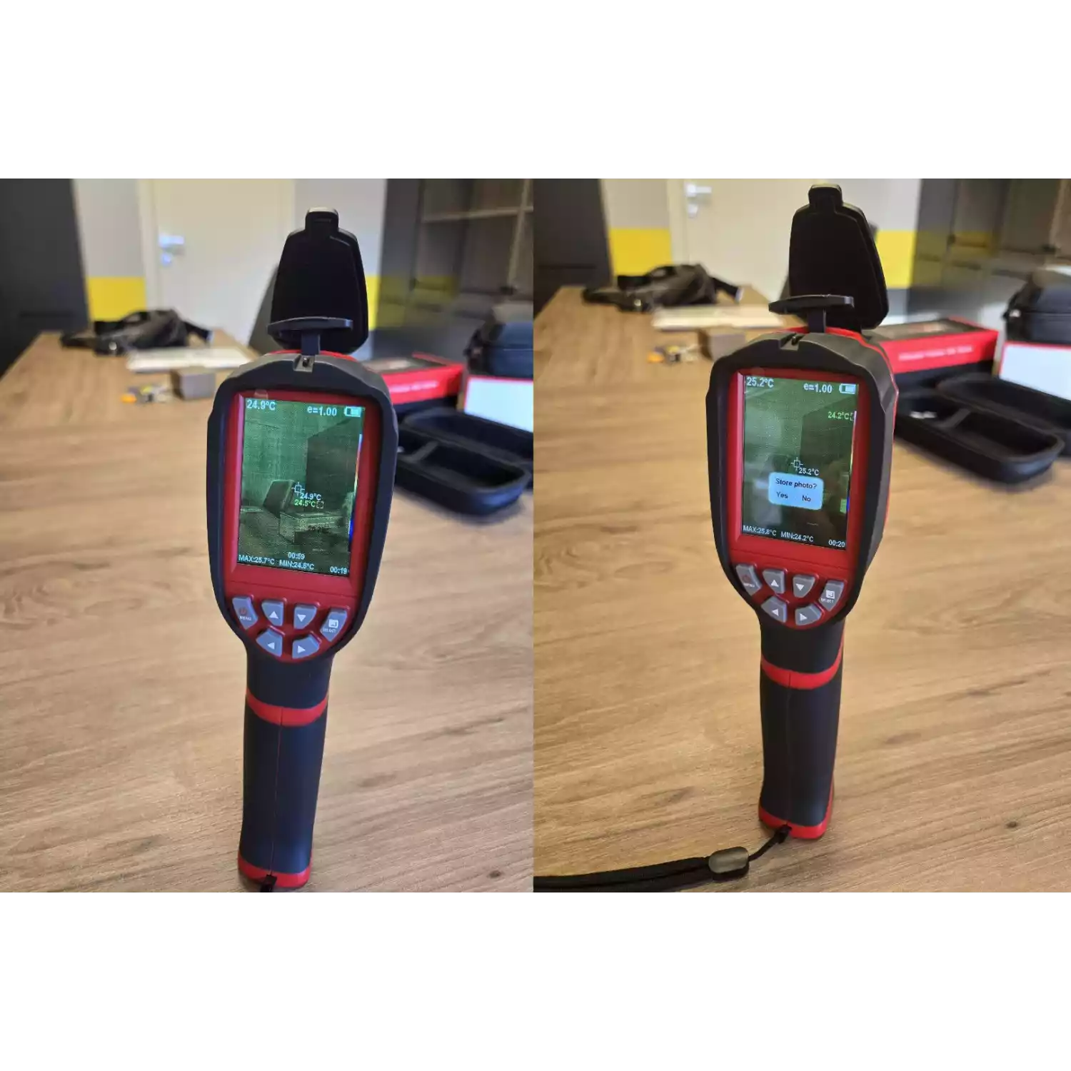 Тепловизор инфракрасный измерительный В7-ТВ3090 с поверкой (матрица детектора 120*90, температура: -20...+350) - 12