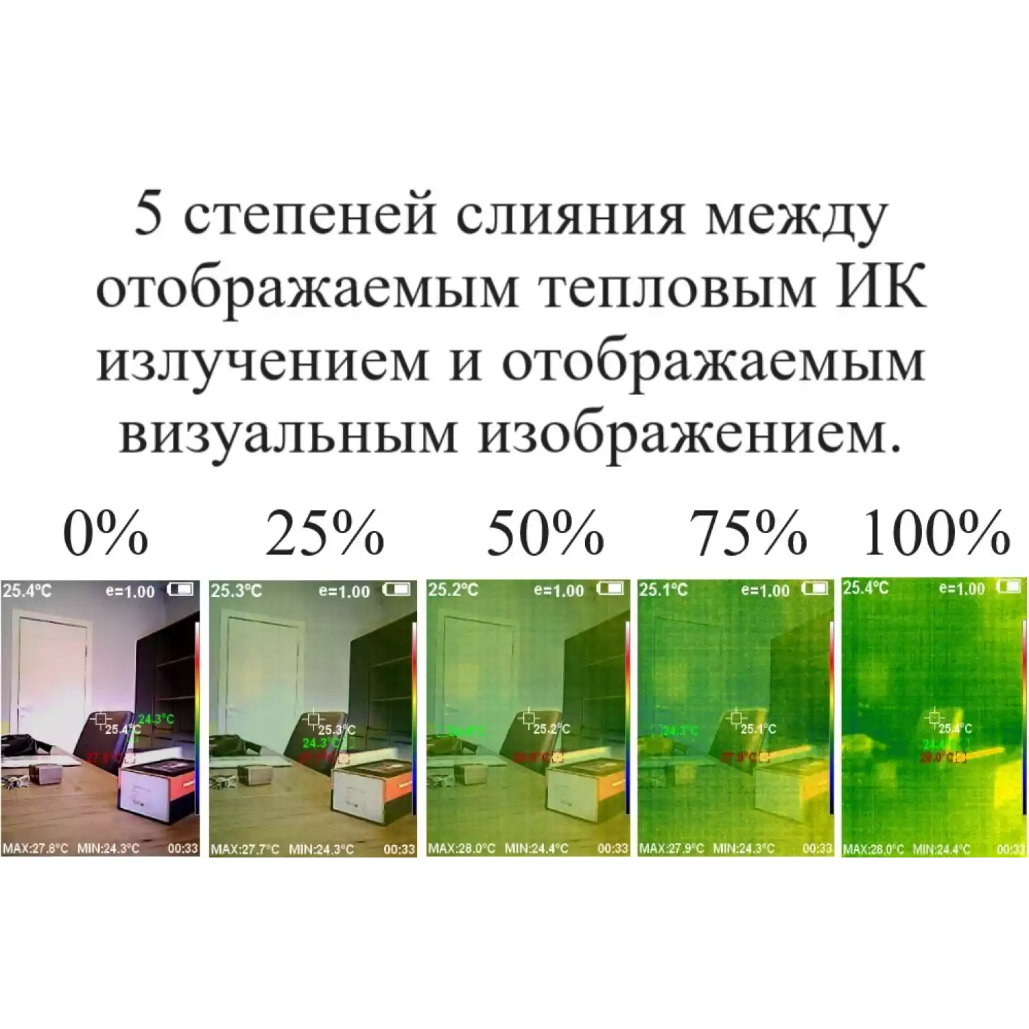 Тепловизор инфракрасный измерительный В7-ТВ3090 с поверкой (матрица детектора 120*90, температура: -20...+350) - 18