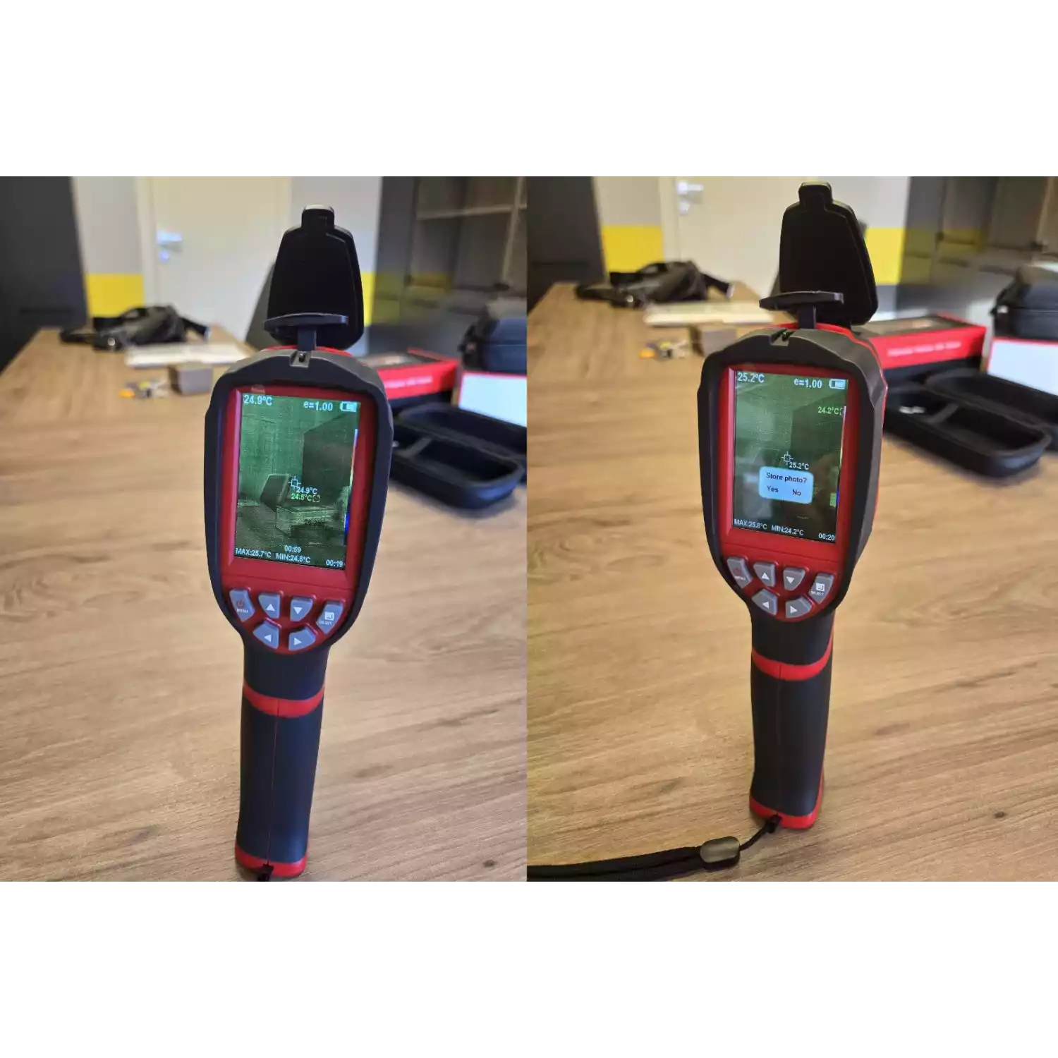 Тепловизор инфракрасный измерительный В7-ТВ3160 с поверкой (матрица детектора 160*120, температура: -20...+350) - 37