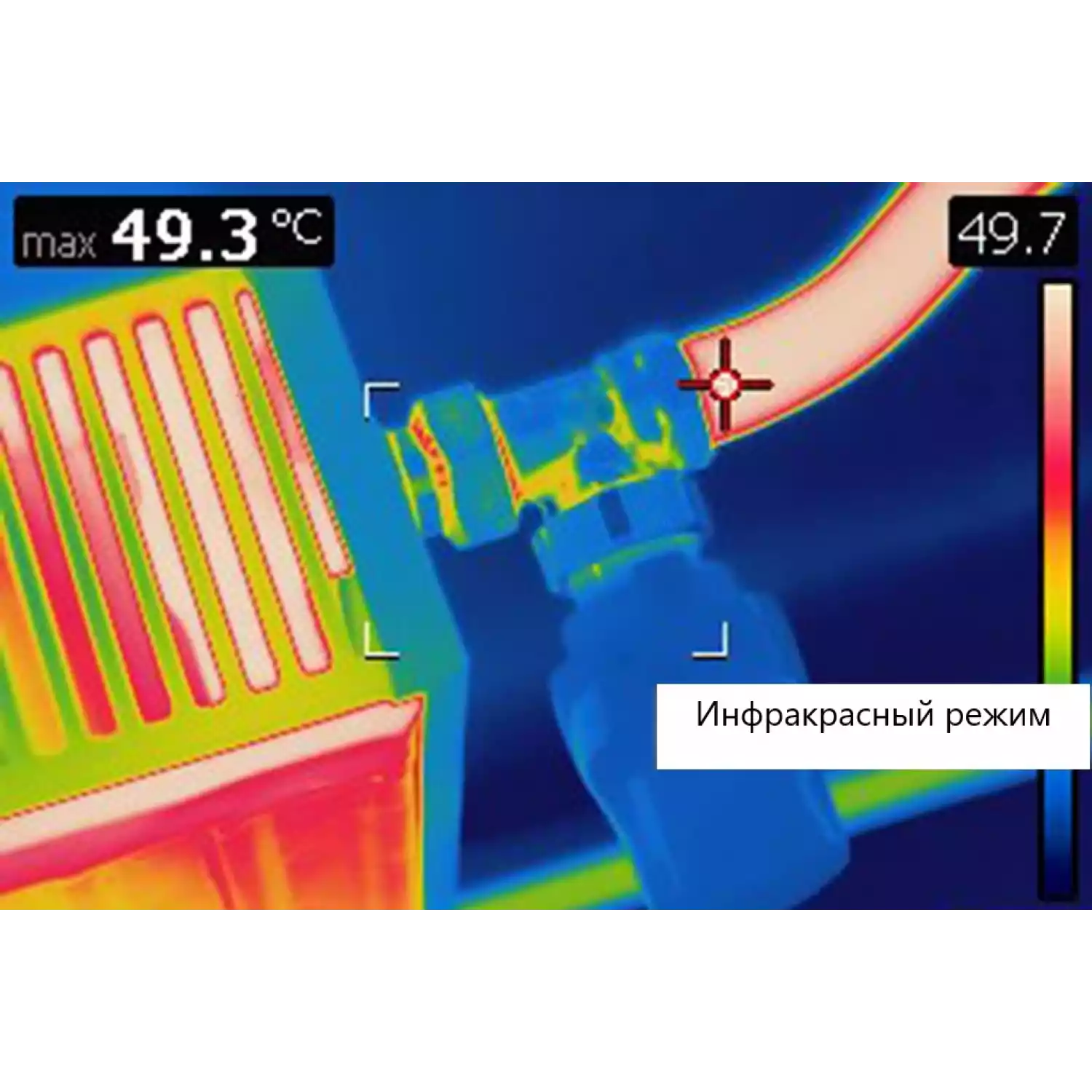 Тепловизор инфракрасный измерительный В7-ТВ3160 с поверкой (матрица детектора 160*120, температура: -20...+350) - 26