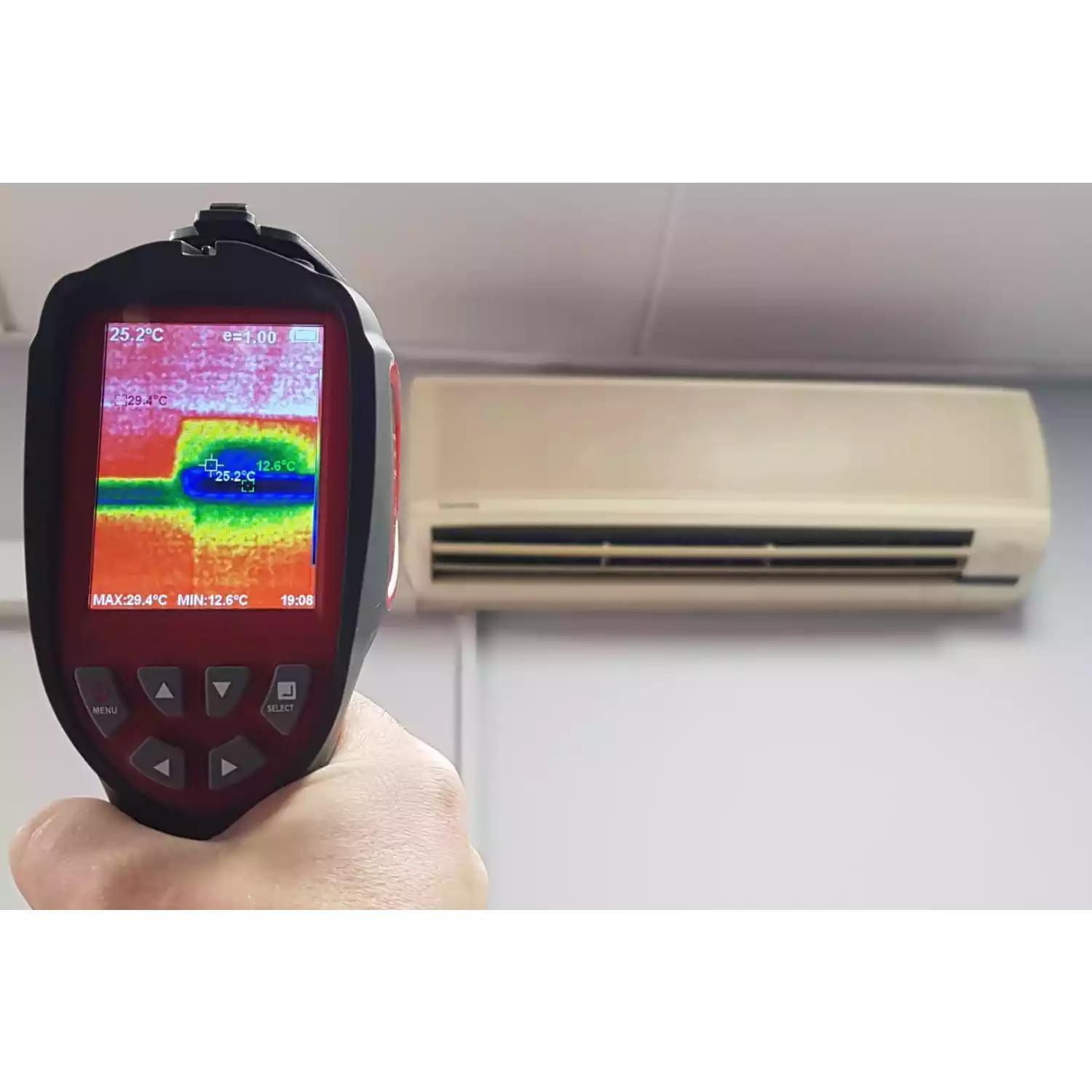 Тепловизор инфракрасный измерительный В7-ТВ3160 с поверкой (матрица детектора 160*120, температура: -20...+350) - 5