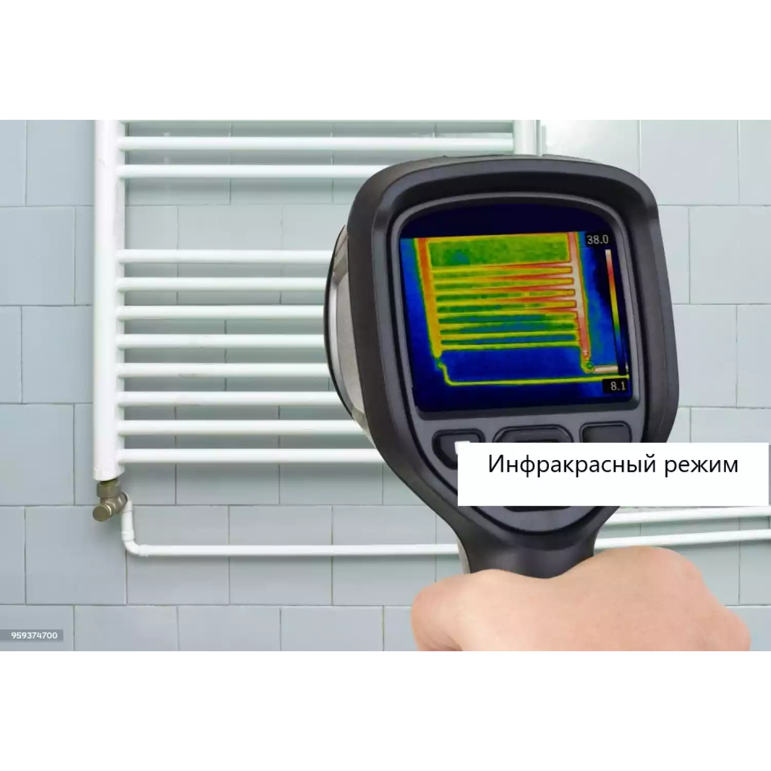 Тепловизор инфракрасный измерительный В7-522 с поверкой (матрица детектора 200*150, температура: -40...+300) - 19
