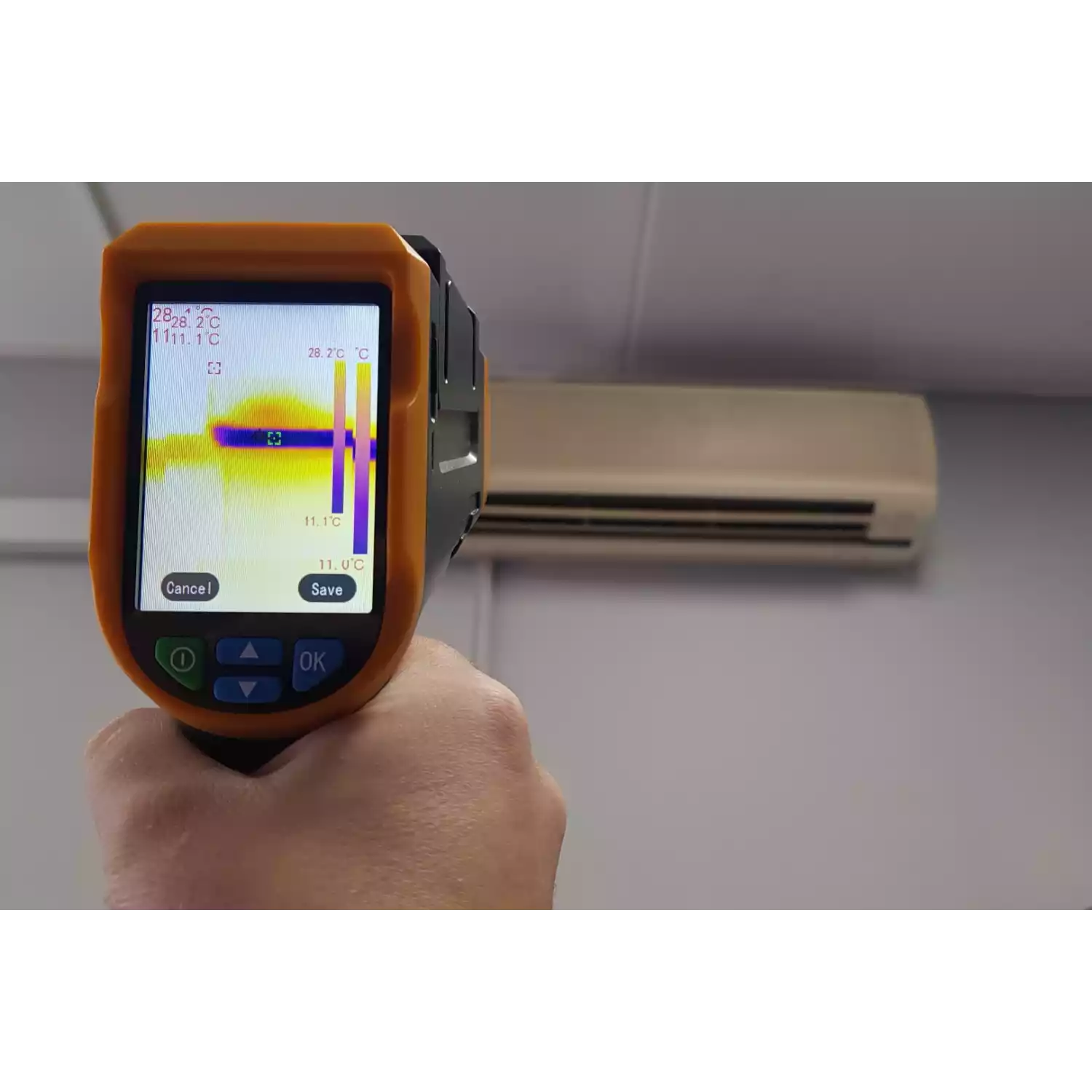 Тепловизор инфракрасный измерительный В7-522 с поверкой (матрица детектора 200*150, температура: -40...+300) - 27