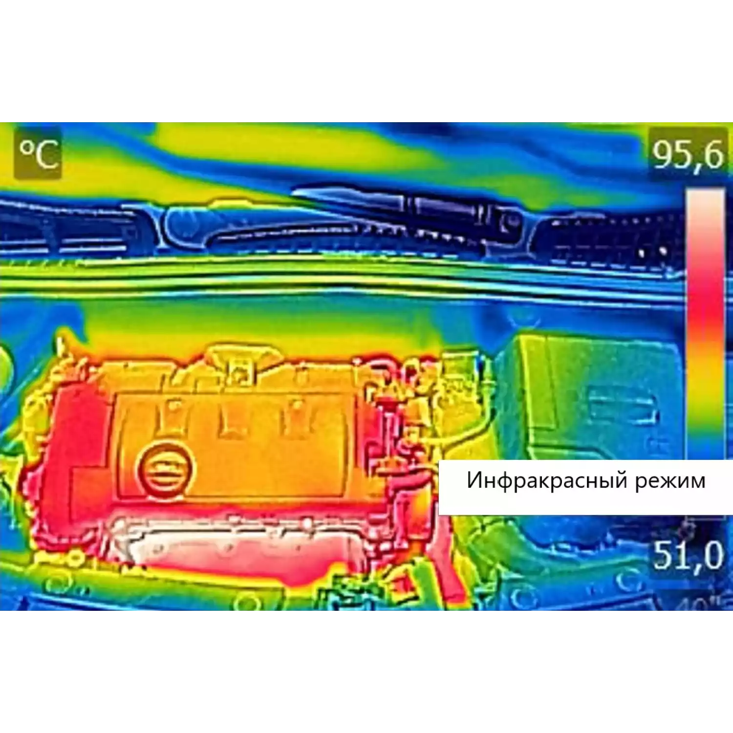 Тепловизор инфракрасный измерительный В7-ТВ3220 с поверкой (матрица детектора 220*160, температура: -20...+350) - 12