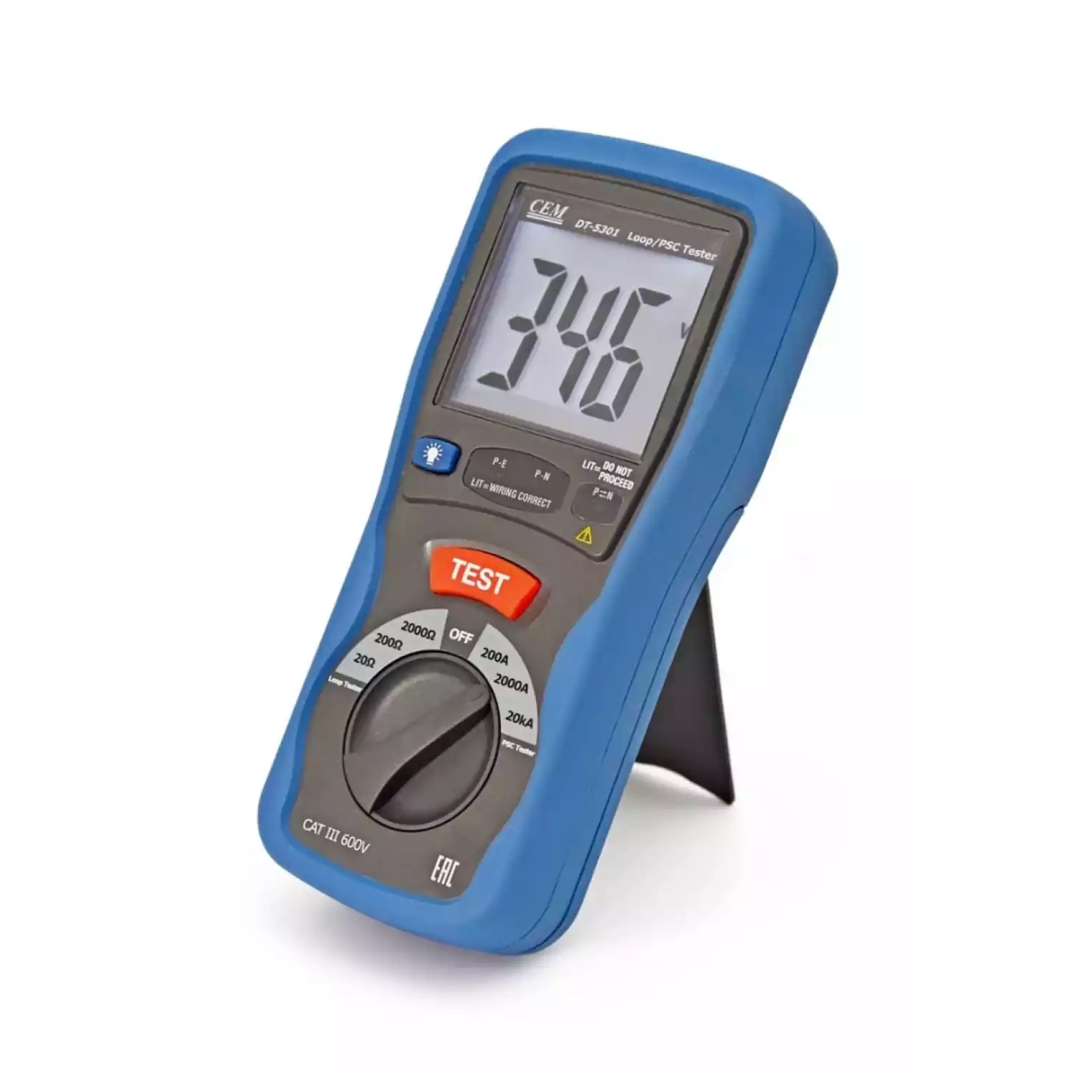 DT-5301 измеритель сопротивления петли фаза-нуль - 3
