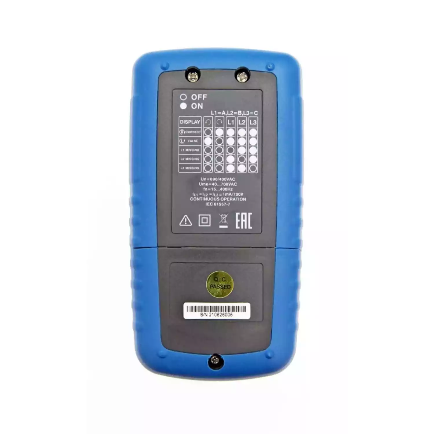 DT-901 Индикатор порядка чередования фаз - 2
