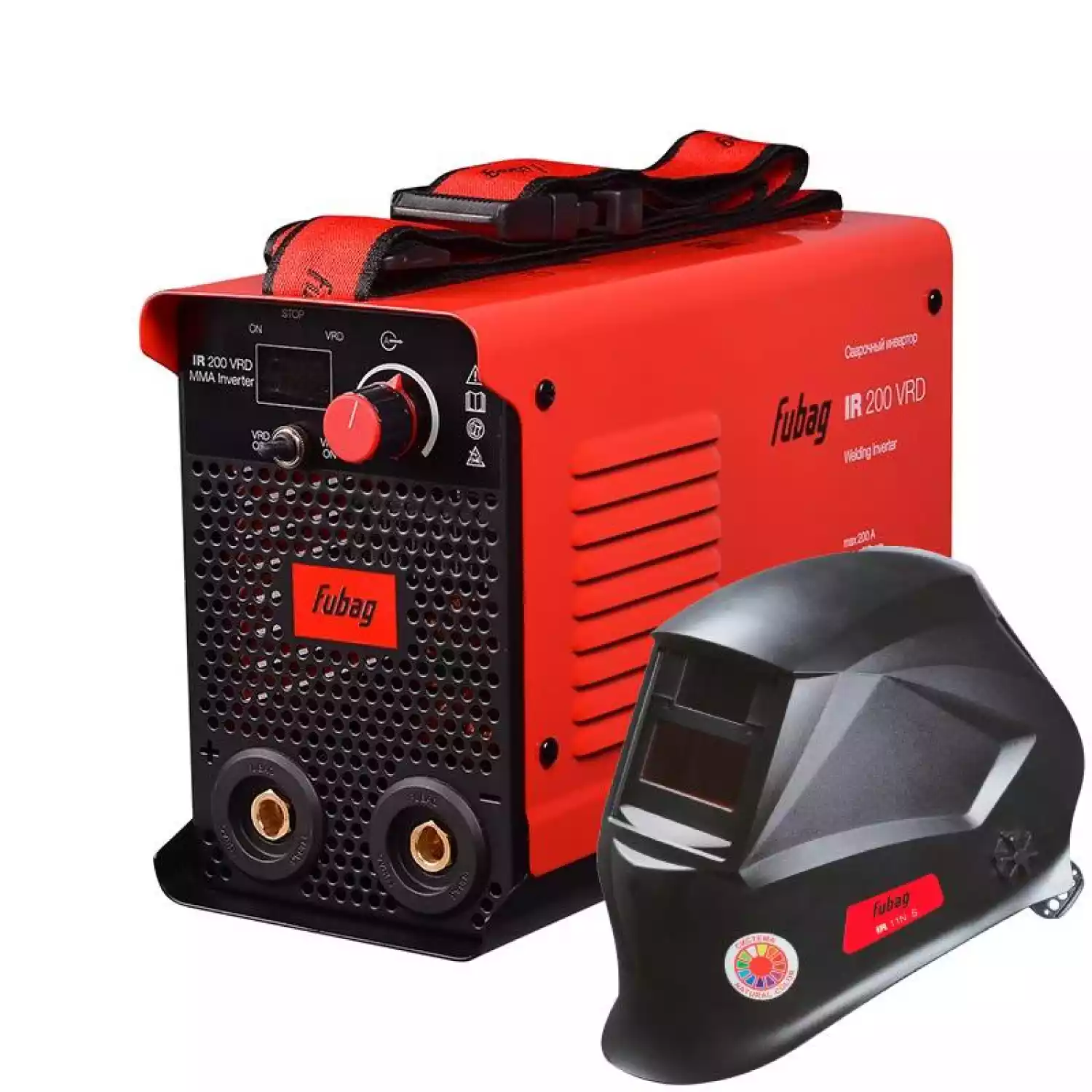 FUBAG Сварочный инвертор IR 200 V.R.D. + Маска сварщика Хамелеон IR 11N S - 1