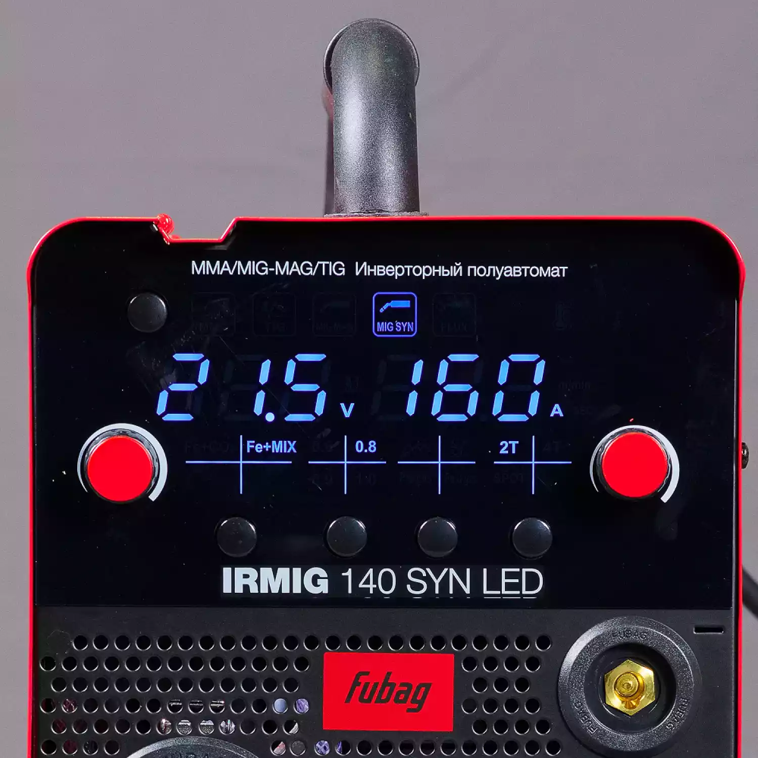 Сварочный полуавтомат FUBAG IRMIG 140 SYN LED с горелкой 150 А в комплекте - 4