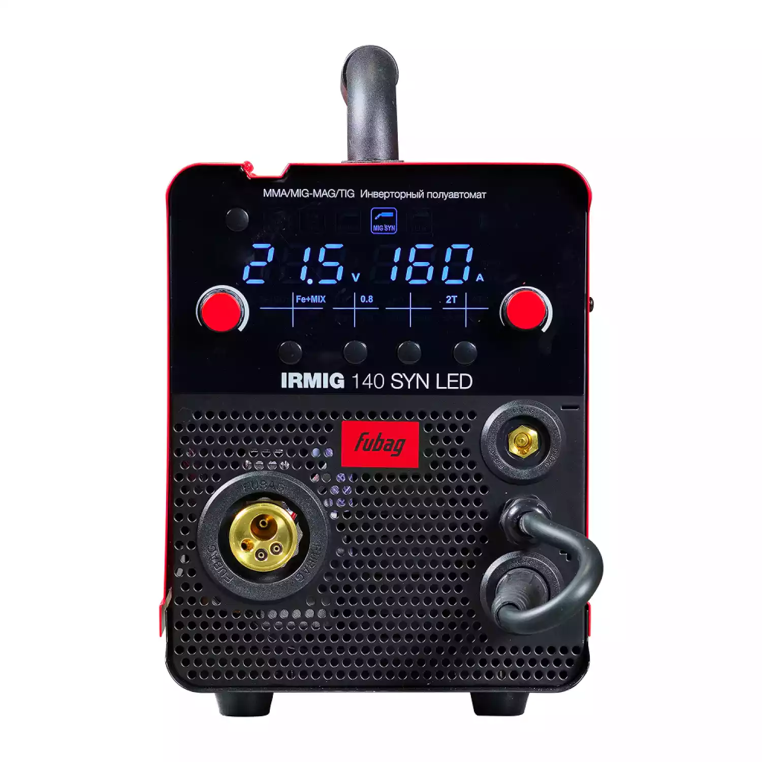 Сварочный полуавтомат FUBAG IRMIG 140 SYN LED с горелкой 150 А в комплекте - 2