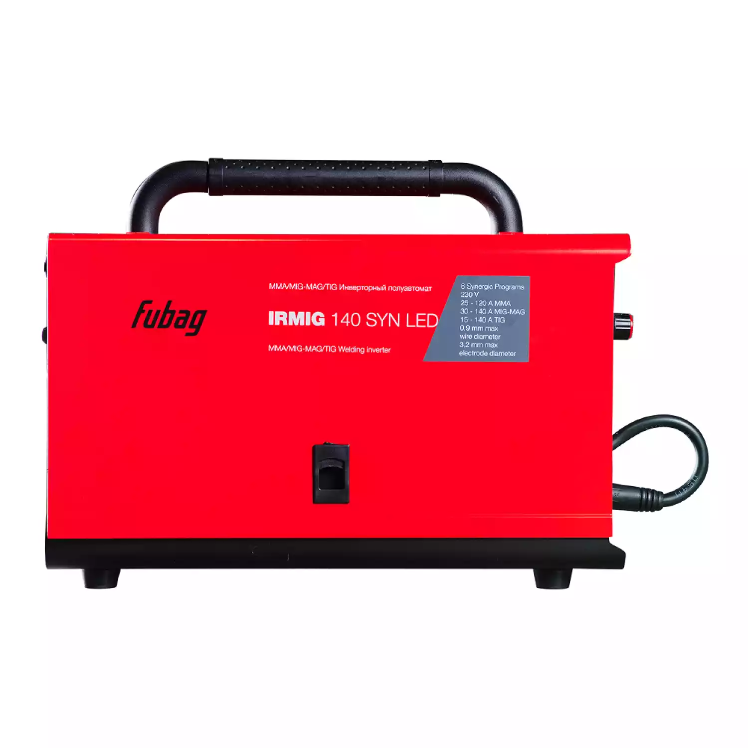 Сварочный полуавтомат FUBAG IRMIG 140 SYN LED с горелкой 150 А в комплекте - 11