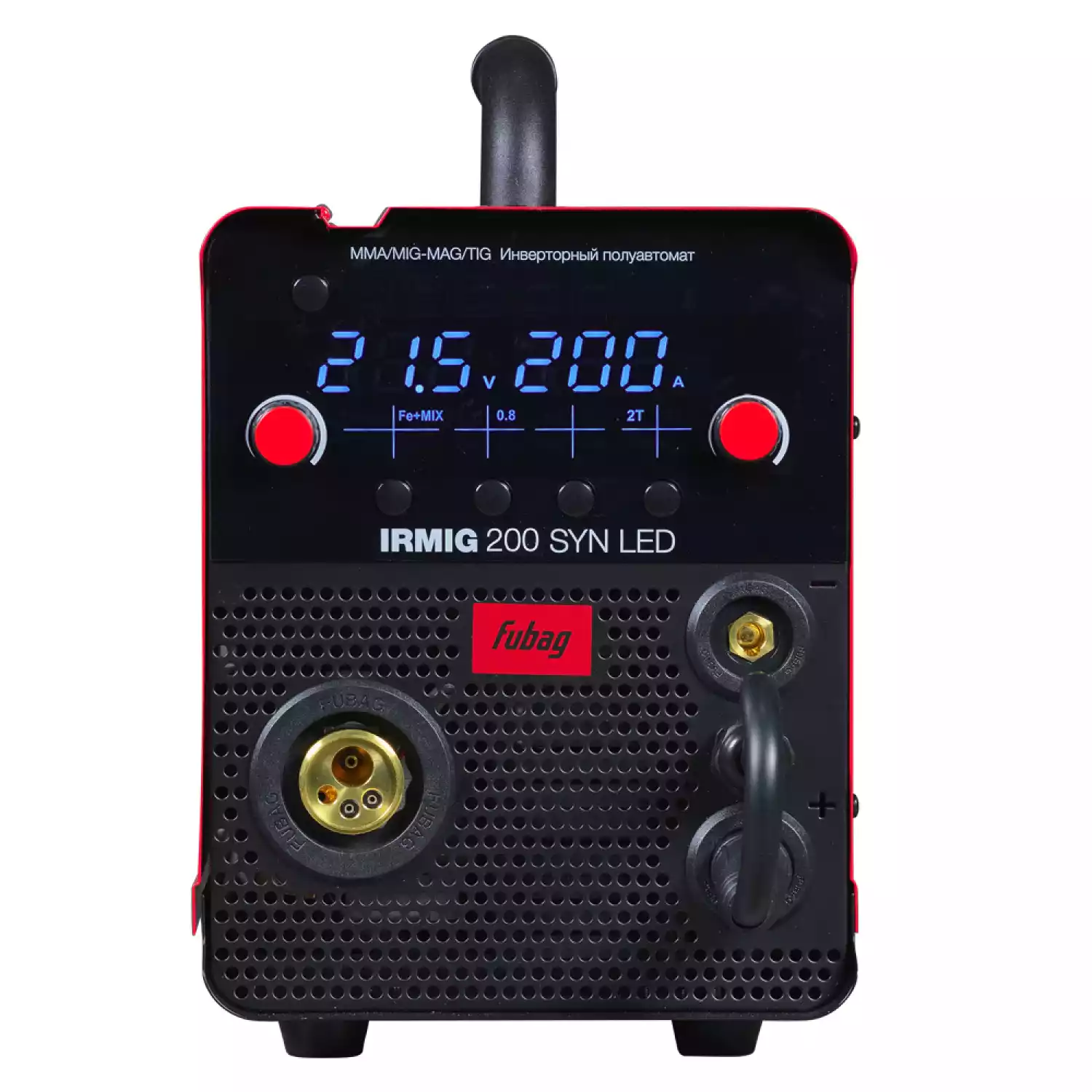 Полуавтомат сварочный инверторный FUBAG IRMIG 200 SYN LED + Маска сварщика Хамелеон FUBAG IR 4-13G M - 5