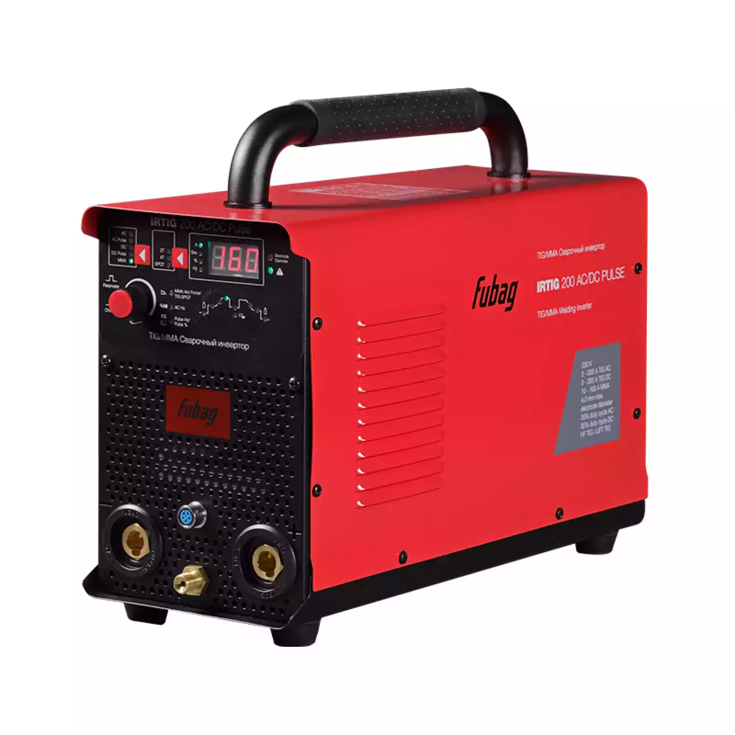 Сварочный инвертор FUBAG IRTIG 200 AC/DC ПУЛЬС (PULSE) + Горелка FB TIG 26 5P 4 м - 1