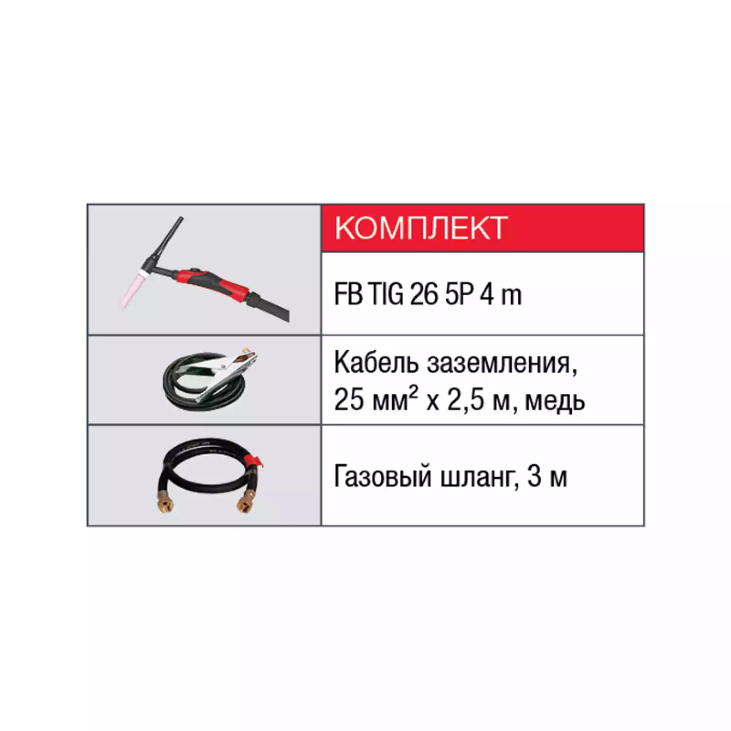 Сварочный инвертор FUBAG INTIG 315 T DC ПУЛЬС (PULSE) + Горелка FB TIG 26 5P 4 м - 6