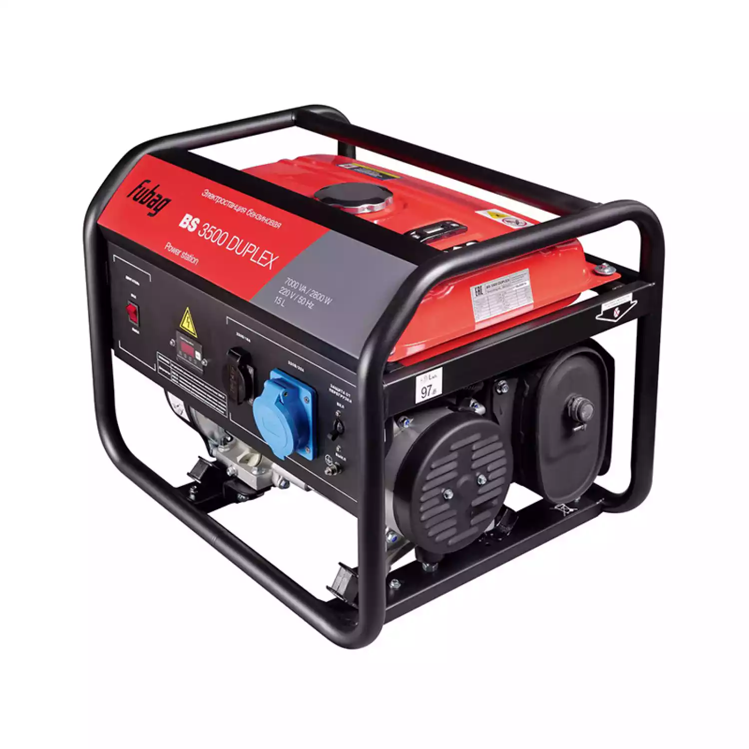 Бензиновый генератор FUBAG BS 3500 DUPLEX - 3