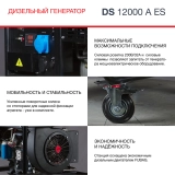 Дизельный генератор трёхфазный FUBAG DS 12000 A ES купить в Москве