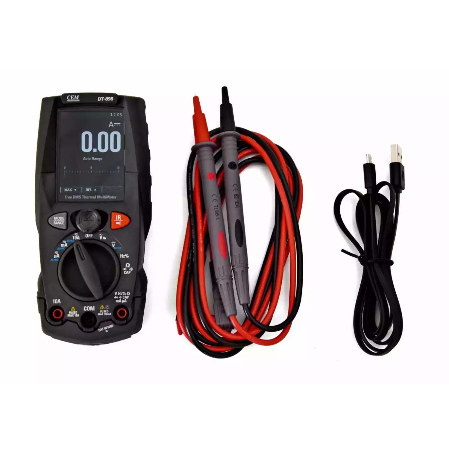 DT-898 Мультиметр TRMS с встроенным тепловизором - 5