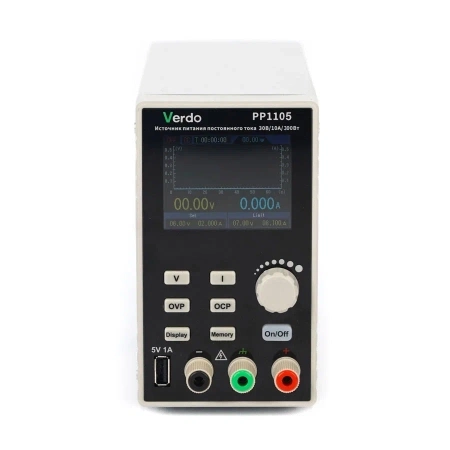 VERDO PP1105 Источник питания 30 В, 10 А, 300 Вт