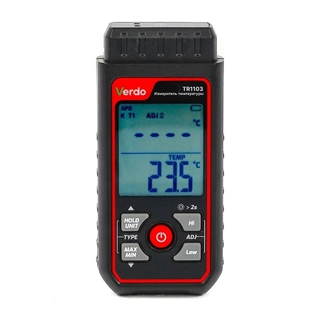 VERDO TR1103 Измеритель температуры с выносным зондом K/J-типа