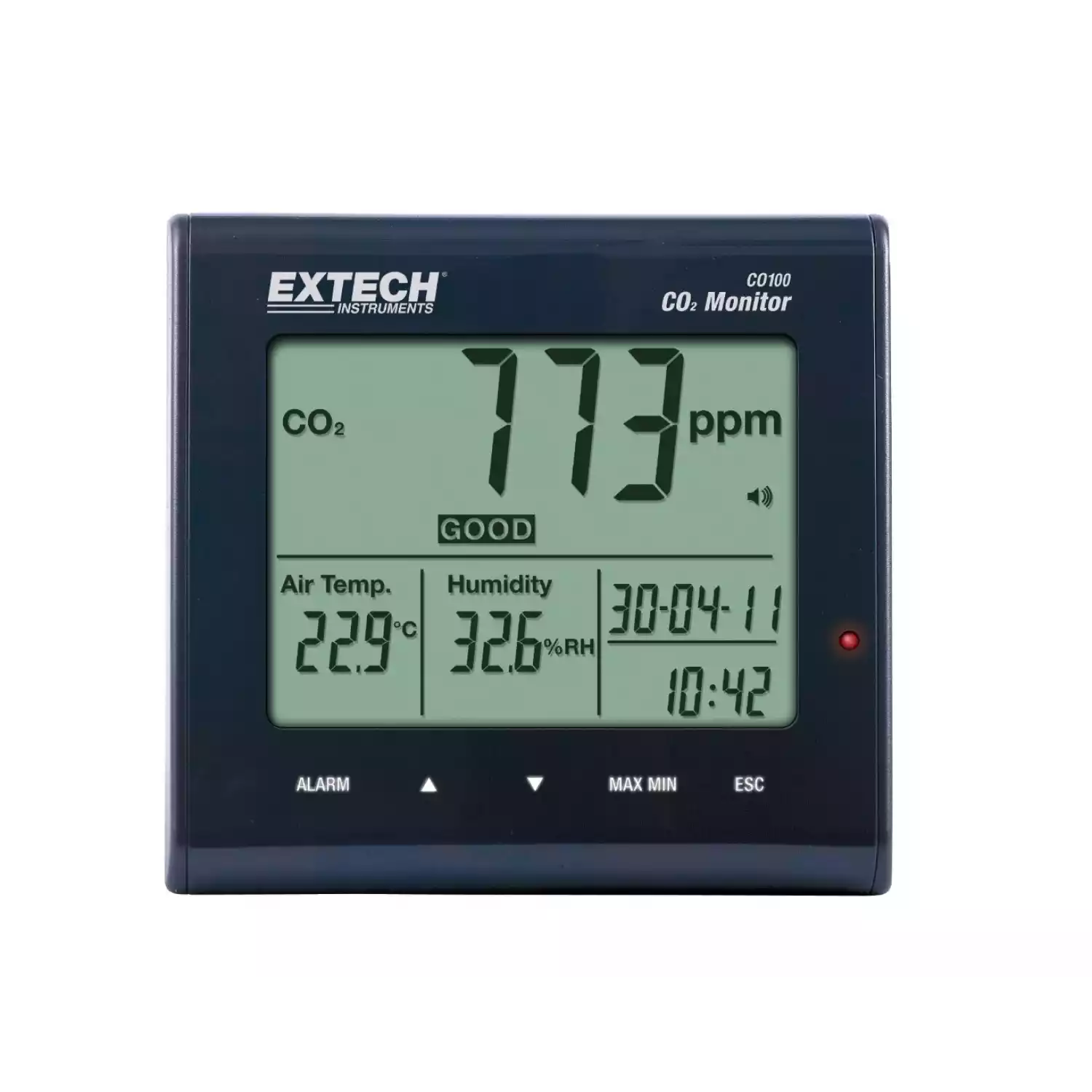 Настольный измеритель качества воздуха и концентрации углекислого газа Extech CO100 - 1