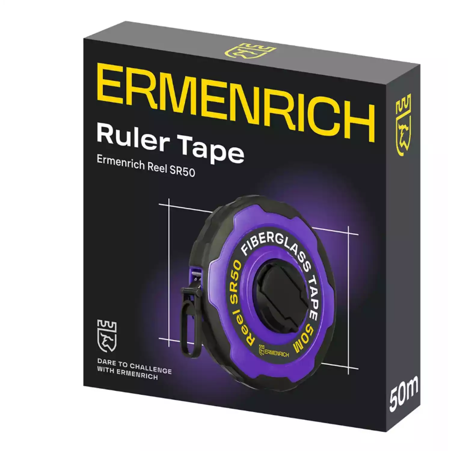 Рулетка Ermenrich Reel SR50 фиолетовый - 2