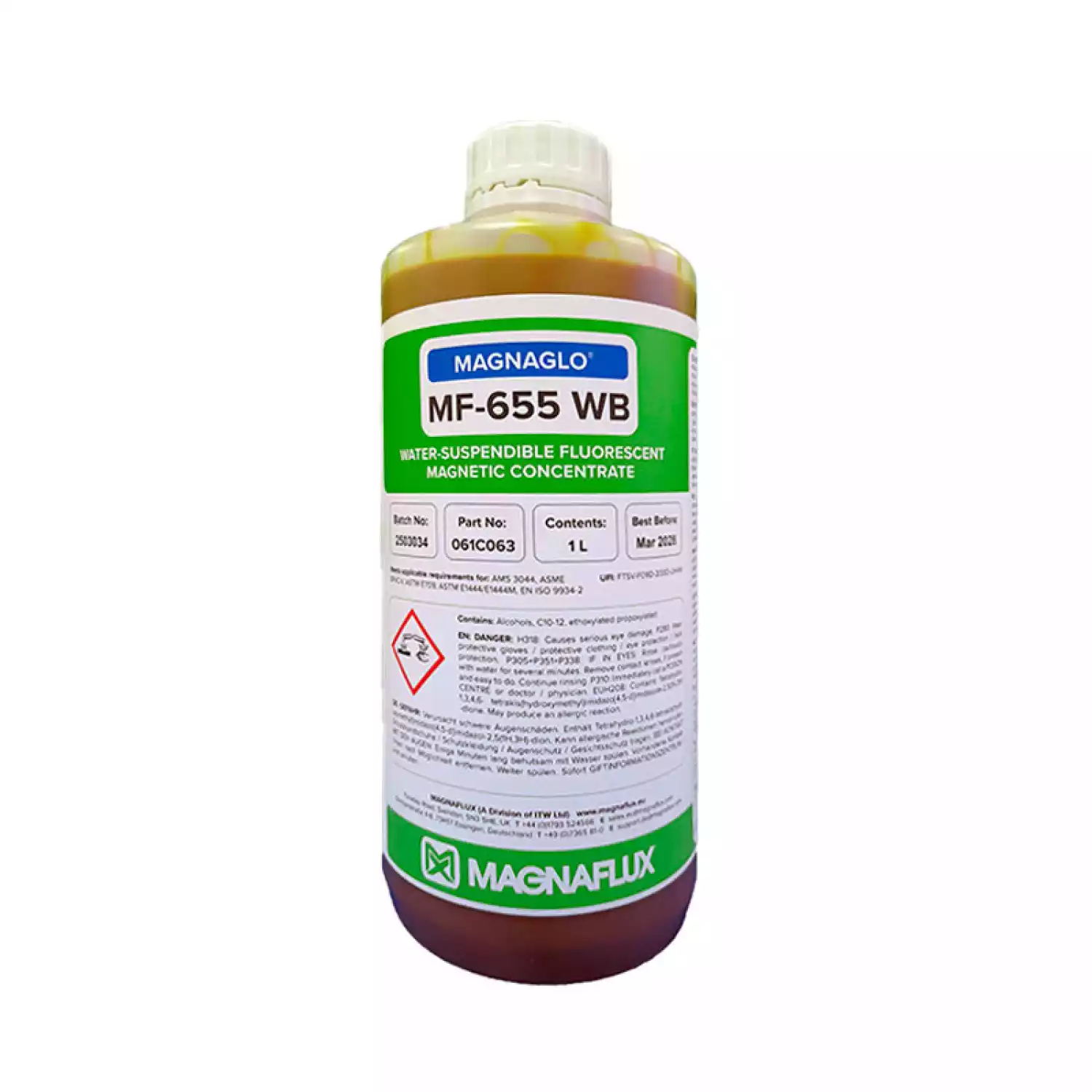 Люминесцентный магнитный концентрат Magnaglo MF-655 WB - 1