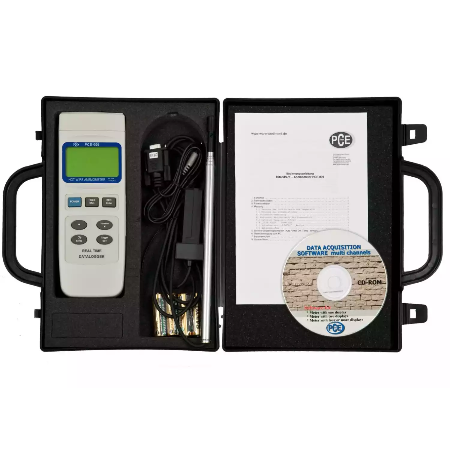 Термоанемометр PCE-009 - 3