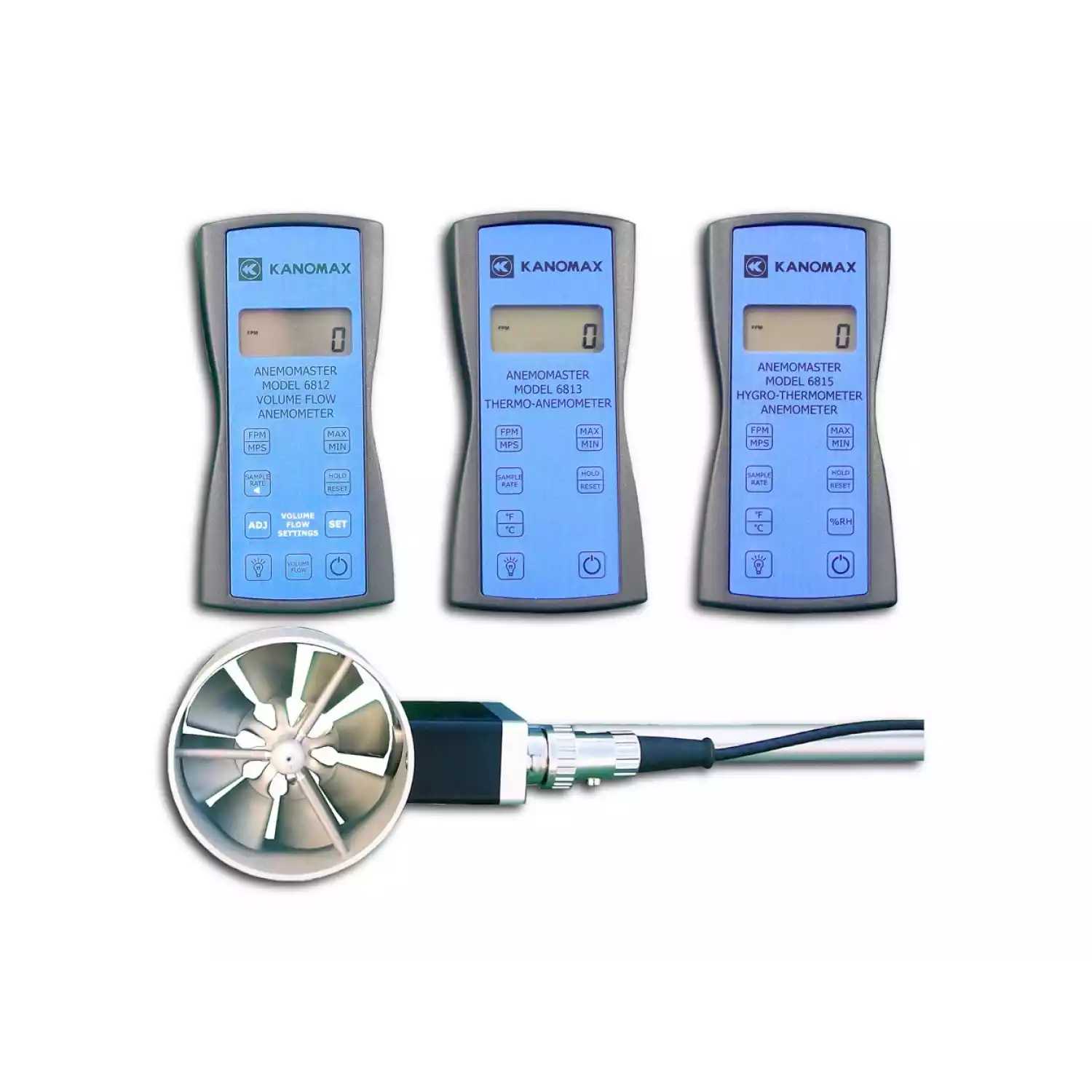 Термоанемометр с крыльчаткой и зондом КМ 6815 - 2
