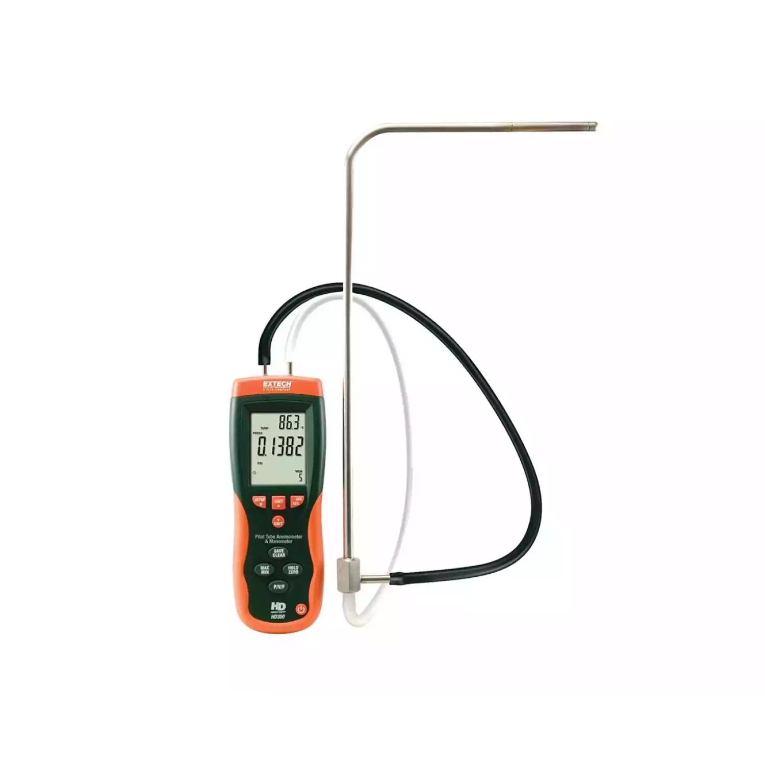 Анемометр Пито + Дифференциальный манометр Extech HD350 - 1