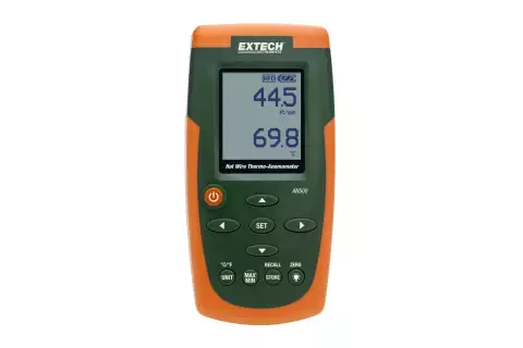 Термоанемометр с нитью накала/измеритель расхода воздуха Extech AN500