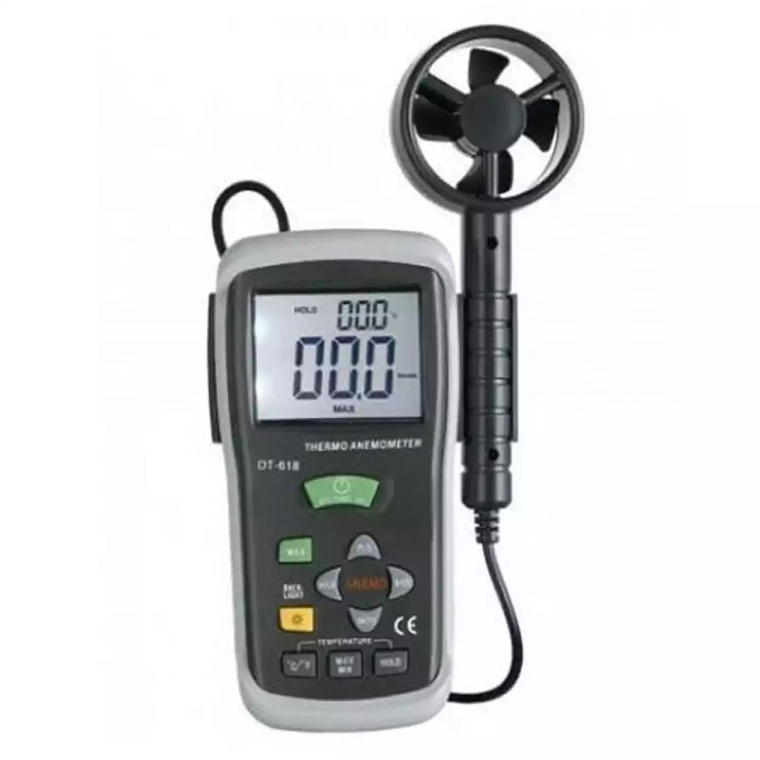 Измеритель скорости воздуха и температуры DT-618 - 1