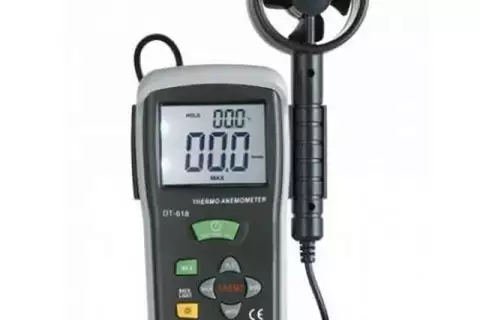 Измеритель скорости воздуха и температуры DT-618