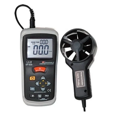 Измеритель скорости воздуха и температуры DT-620